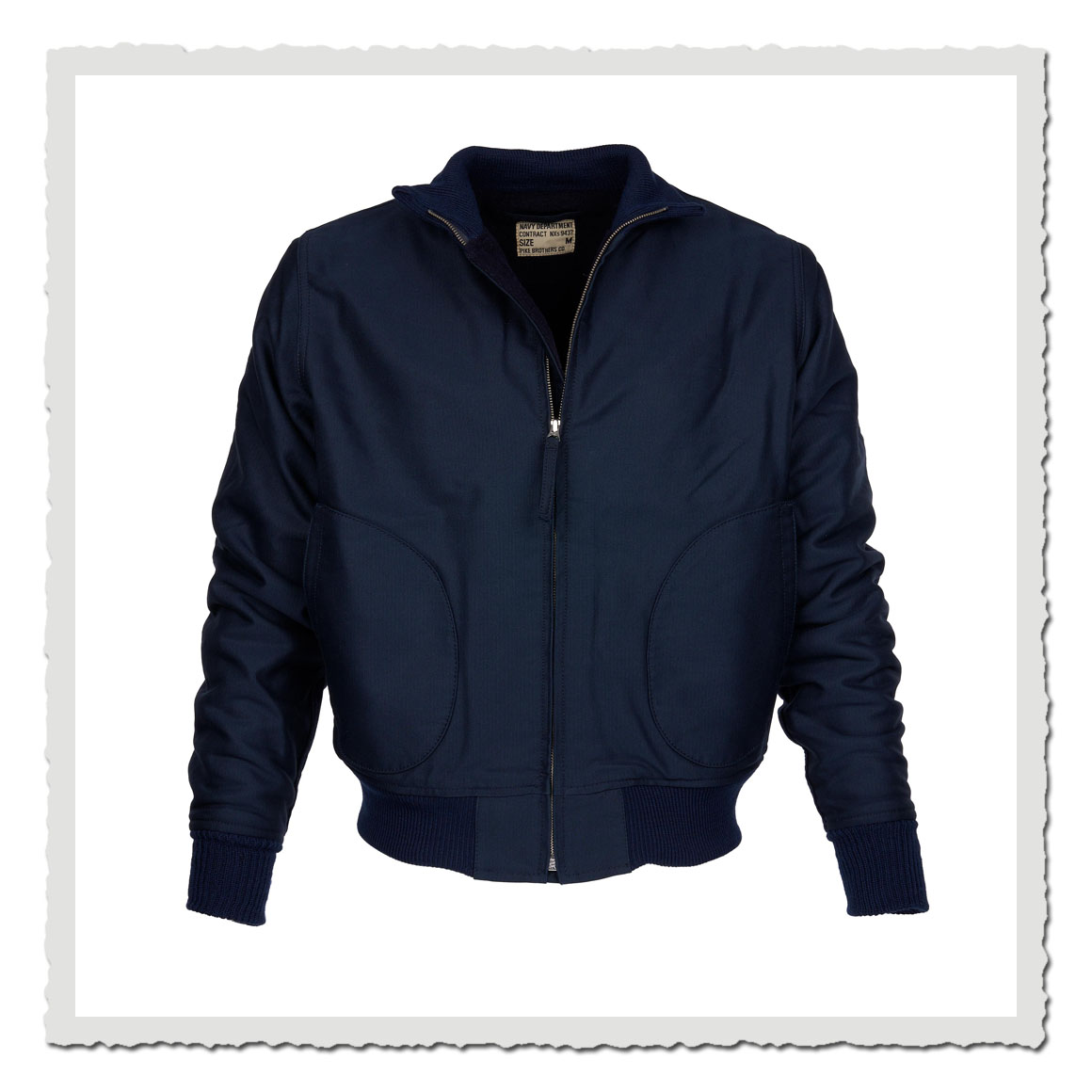 1942 Deck Zip Jacket dark blue